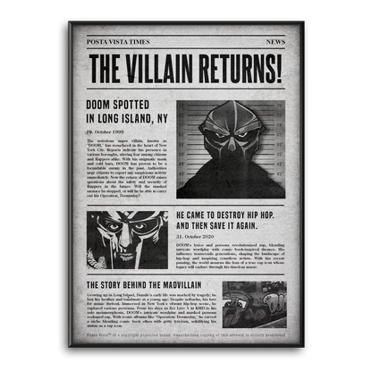 VILLAIN NEWSPAPER 