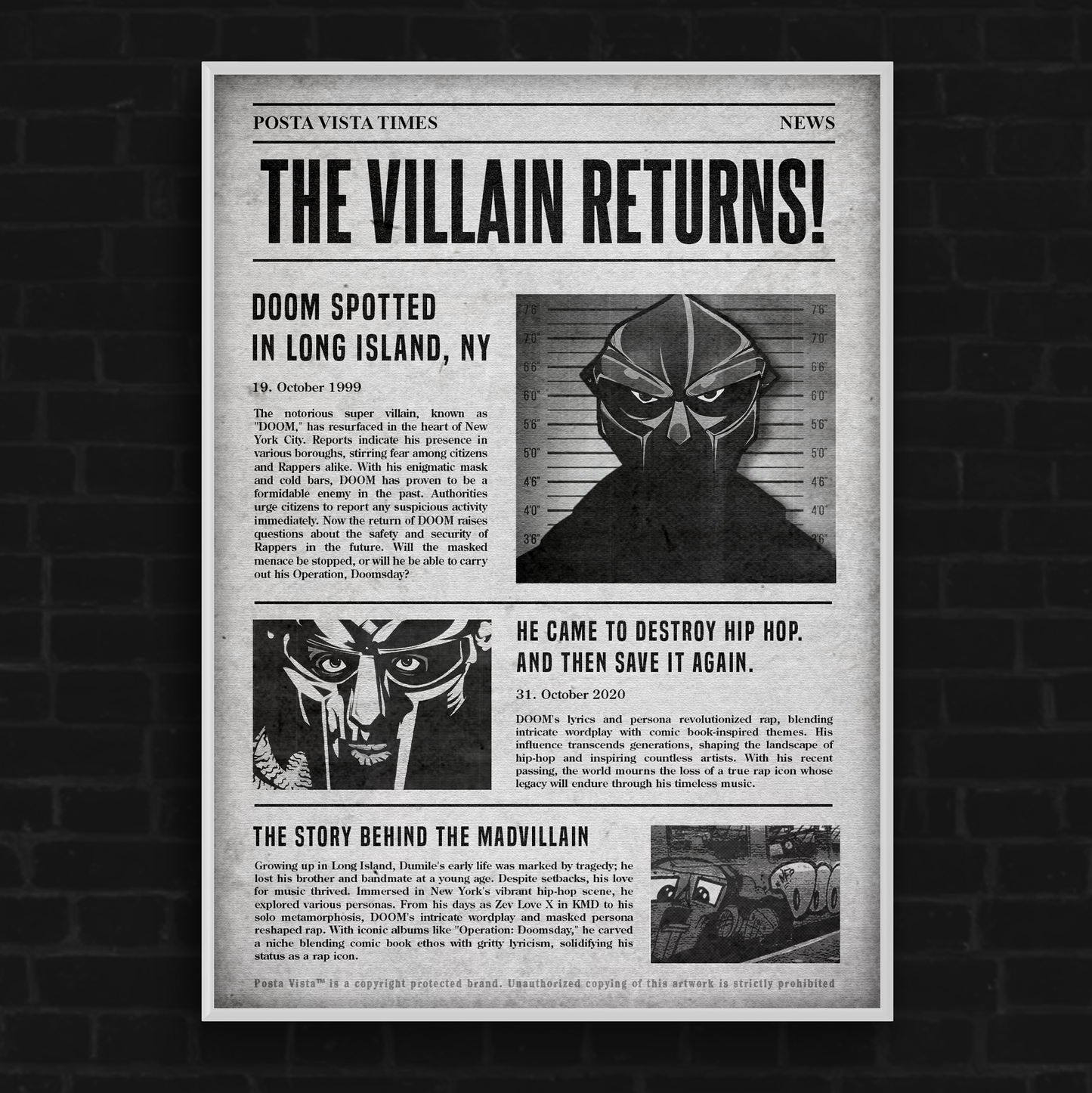 VILLAIN NEWSPAPER 