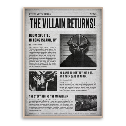 VILLAIN NEWSPAPER 