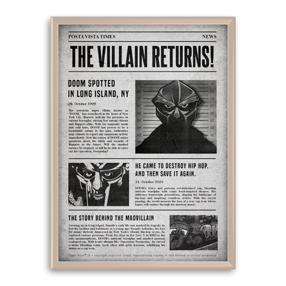 VILLAIN NEWSPAPER 